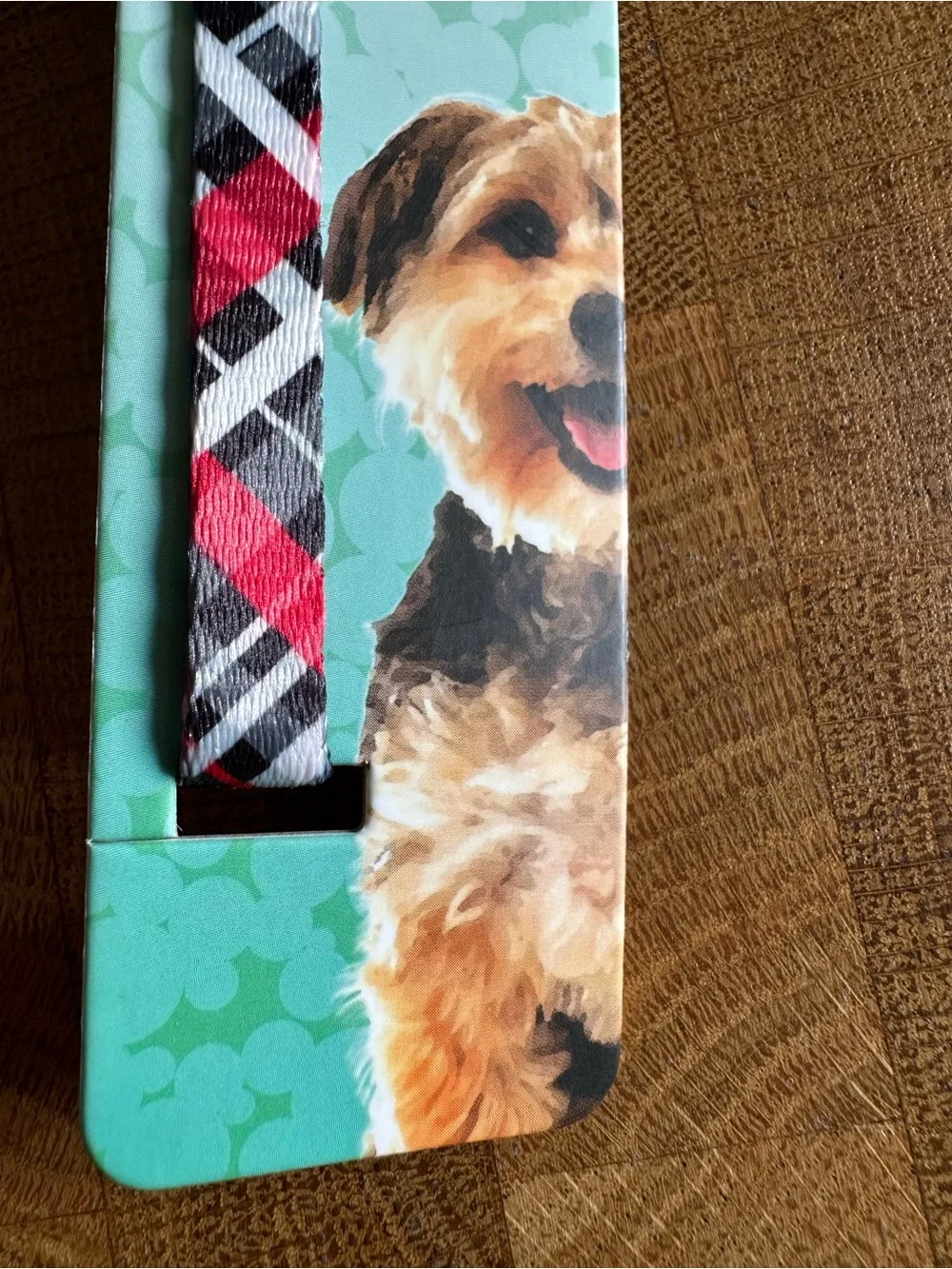 Red-Gray Plaid Dog Collar & E-Z Snap Leash. Puppy And Toy Breeds. 3/8” W x 6ft L